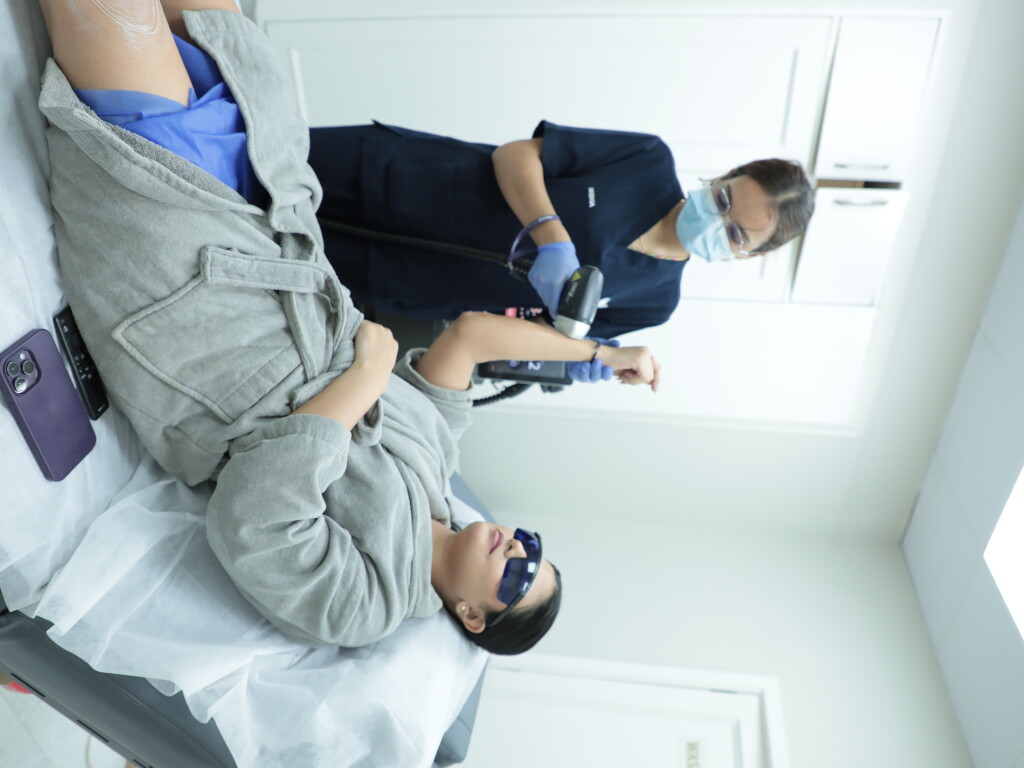 Laser hair removal treatment for long-lasting reduction of unwanted body hair